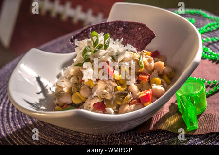 Weißes Huhn Chili Stockfoto