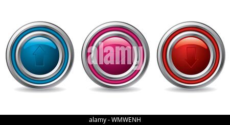 Pfeil-Tasten Stock Vektor