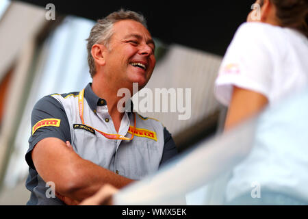 Monza, Italien. 05 Sep, 2019. Mario Isola, Pirelli technischer Direktor, GP Italien, Monza 5-8 September 2019 Monza 05/09/2019 GP Italia Formel 1 Meisterschaft 2019 Foto Federico Basile/Insidefoto Credit: insidefoto Srl/Alamy leben Nachrichten Stockfoto