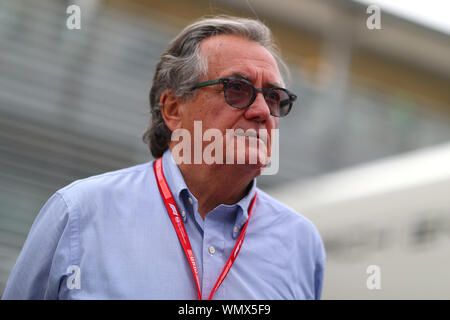 Monza, Italien. 05 Sep, 2019. Giancarlo Minardi ACI GP Italien, Monza 5-8 September 2019 Monza 05/09/2019 GP Italia Formel 1 Meisterschaft 2019 Foto Federico Basile/Insidefoto Credit: insidefoto Srl/Alamy leben Nachrichten Stockfoto