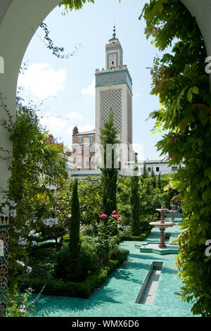 Paris, Grande Mosquée de Paris 1922-1926 Stockfoto