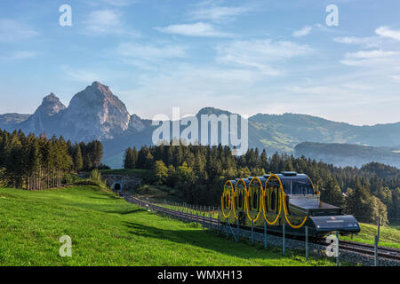 Stoos, Einsiedeln, Schwyz, Schweiz, Europa Stockfoto