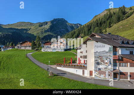 Stoos, Einsiedeln, Schwyz, Schweiz, Europa Stockfoto