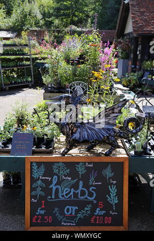 Courtyard Shop, Hever Castle, Hever, Edenbridge, Kent, England, Großbritannien, USA, UK, Europa Stockfoto