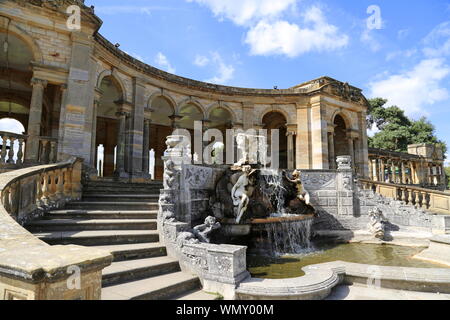 Loggia, Hever Castle, Hever, Edenbridge, Kent, England, Großbritannien, USA, UK, Europa Stockfoto