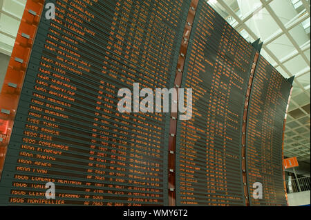 Paris, Flughafen Charles-de-Gaulle - Paris, Aeroport Charles-de-Gaulle Stockfoto