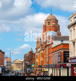 Liverpool, Großbritannien - 16 Mai 2018: Blick auf Architektur und Gebäude von Liverpool City Center von Renshaw Street Stockfoto