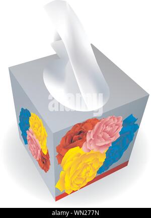 Tissue Box Stock Vektor