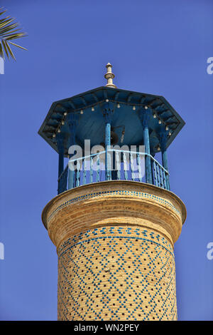 Shah Cherah Moschee in Shiraz, Iran. Spiegel Moschee. Stockfoto