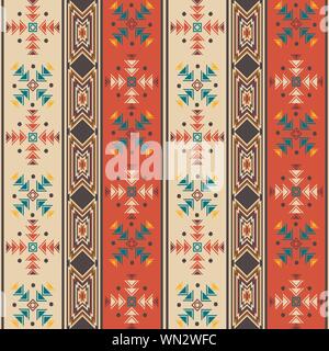 Navajo Stilmuster Stock Vektor