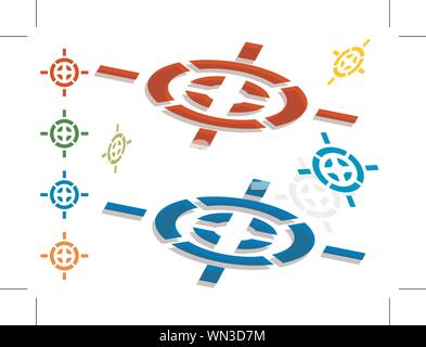 Solltiefe Stock Vektor