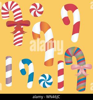 Zuckerstange Set Stock Vektor