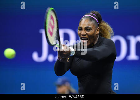 Flushing NY, USA. 05 Sep, 2019. Serena Williams Vs Elina Svitolina während der Frauen Halbfinale auf Arthur Ashe Stadium am USTA Billie Jean King National Tennis Center am 5. September 2019 in Flushing Queens. Quelle: MPI04/Medien Punch/Alamy leben Nachrichten Stockfoto