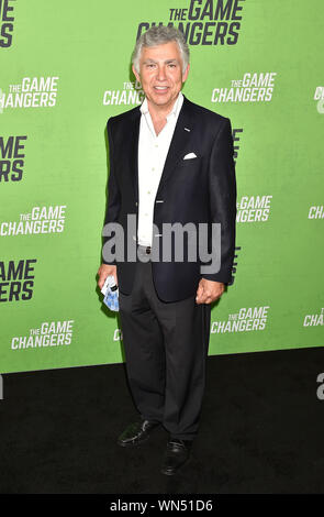 HOLLYWOOD, CA - 04. SEPTEMBER: Mohannad Malas besucht die LA Premiere des "Game Changer" an ArcLight Hollywood am 04. September 2019 in Hollywood, Kalifornien. Stockfoto