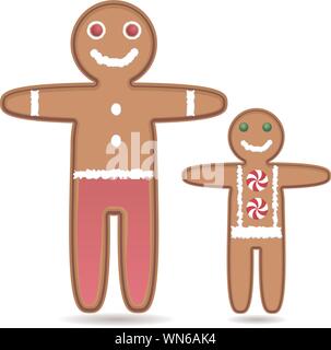 Lebkuchenmann Stock Vektor