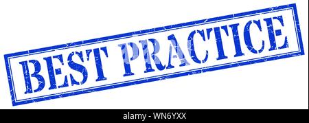 Best practice Stempel. best practice Square grunge unterzeichnen. best practice Stock Vektor