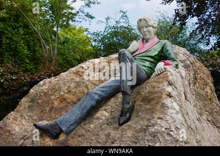 Oscar Wilde Memorial in Merrion Square Park, Dublin, Irland Stockfoto