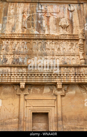 Artaxerxes III Grab, Persepolis, zeremoniellen Hauptstadt des achämenidischen Reichs, Provinz Fars, Iran Stockfoto