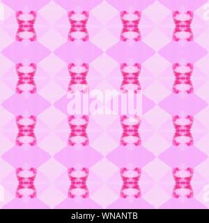 Nahtlose geometrische Muster mit Pastell pink, neon pink und rosa Farben. Wiederholen Hintergrundbild für Mode Textil desig verwendet werden kann. Stockfoto