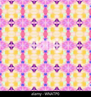 Nahtlose retro Muster mit Pfirsich puff, Pastell rosa und moderaten violette Farben. Wiederholen Hintergrundbild für Mode Textil desi verwendet werden kann. Stockfoto