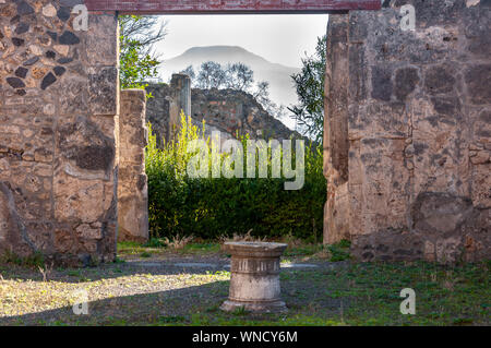 Pompeji, die am Besten erhaltene archäologische Stätte der Welt, Italien. Stockfoto