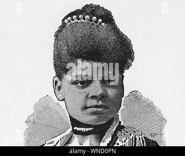 IDA B. WELLS (1862-1931) Afro-amerikanische investigative Journalist und Bürgerrechtler Stockfoto