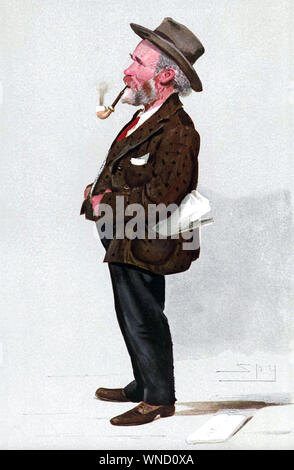 KEIR HARDIE (1856-1915) Schottischer Gewerkschafter und einer der Gründer der britischen Labour Party in einem Spion Skizze für Vanity Fair Magazin Stockfoto