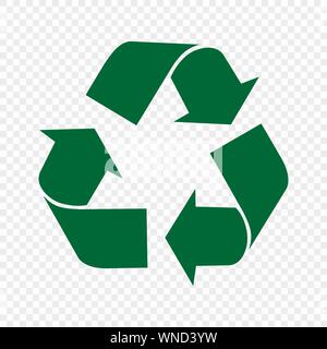 Papierkorb Vektor icon. Recycling Symbol. Für Ihr Design Template Stock Vektor