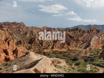 Canyon' der Skazka" in Issuk-Kul See Region Stockfoto