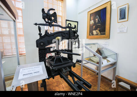 Druckmaschine (1841). Stockfoto