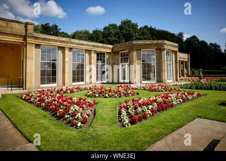 Heaton Park Denkmalgeschützten, neoklassizistischen aus dem 18. Jahrhundert, Heaton Hall extension Orangerie Gebäude um 1832 datiert Stockfoto