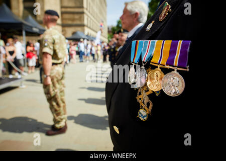 Manchester Streitkräfte Tag im St Peters Square Stockfoto