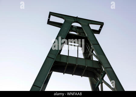 Führende Turm der Zeche Lohberg in Dinslaken Stockfoto