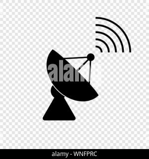 Kommunikation SAT-Antenne einfachen Vektor icon. Für Ihr Design Template Stock Vektor