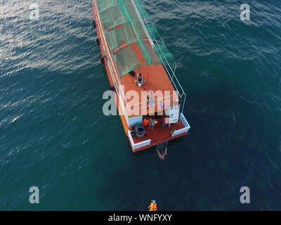 Koh Rong Kambodscha Insel drone Stockfoto