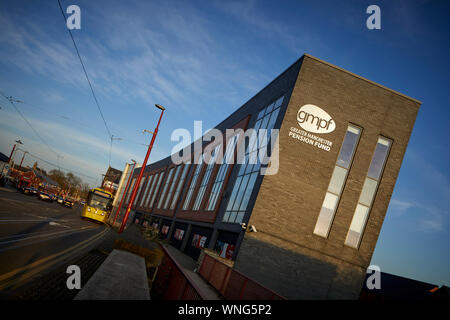 Tameside, GMPF HQ - Greater Manchester Pensionsfonds - Scots Guards Tony Downes Haus, 5 Manchester Road, Droylsden Stockfoto