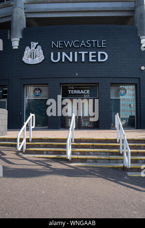 St. James Park Newcastle United Football Stadion in Newcastle upon Tyne Stockfoto