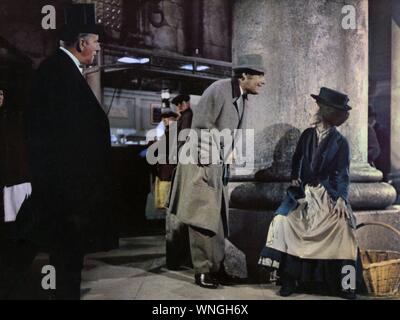 My Fair Lady Jahr: 1964 USA Regie: George Cukor Wilfrid Hyde-White, Rex Harrison, Audrey Hepburn Stockfoto