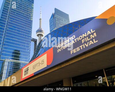 Atmosphäre während der 44Th Toronto International Film Festival, tiff, an der King Street in Toronto, Kanada, am 05. September 2019. | Verwendung weltweit Stockfoto