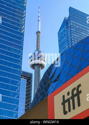 Atmosphäre während der 44Th Toronto International Film Festival, tiff, an der King Street in Toronto, Kanada, am 05. September 2019. | Verwendung weltweit Stockfoto