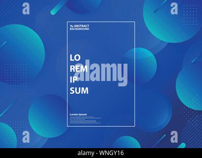 Abstrakt Blau Flüssigkeit landing page Dekoration Hintergrund. Sie für Ad, Poster, Artwork verwenden können, Template Design. Illustration Vector EPS 10. Stock Vektor