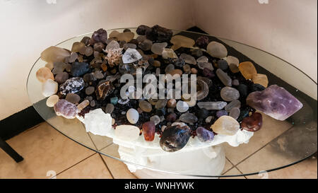 Bergbau von Edelsteinen, Gold und saphiren an Ilakaka Ihosy Bezirk, ihorombe Region, Madagaskar Stockfoto