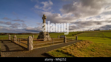 Schlacht bei Flodden Field Denkmal Stockfoto