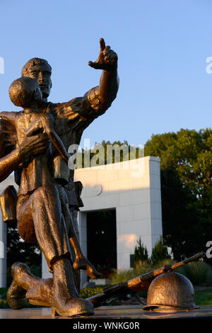 USA, Nebraska, Omaha, Vietnam und Korea war Memorial Stockfoto