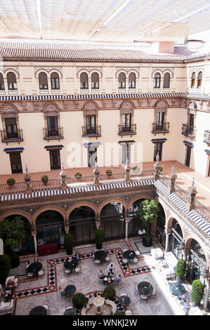 Spanien, Sevilla: Das Hotel Alfonso XIII ist die teuerste und elegantes Hotel in der Stadt. Stockfoto