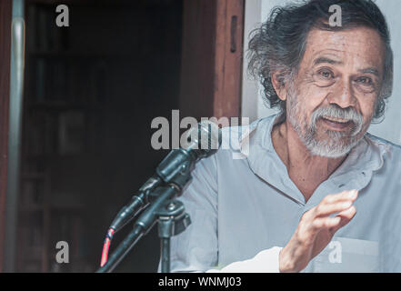 FRANCISCO TOLEDO KÜNSTLER IN DAS ZENTRUM DER KUNST JAGO IN OAXACA STADT Stockfoto