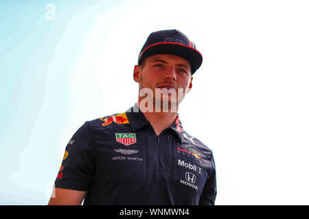 #33 MAX VERSTAPPEN ASTON MARTIN RED BULL RACING HONDA. GP Italien, Monza 5-8 SEPTEMBER 2019 beim Gran Premio Heineken Italien 2019 - GIOVEDÌ-Pad Stockfoto