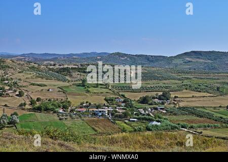 Landschaft in der Nähe von Apollonia, Albanien Stockfoto