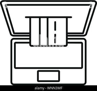Online Credit Card Symbol. Outline online Kreditkarte vektor Symbol für Web Design auf weißem Hintergrund Stock Vektor