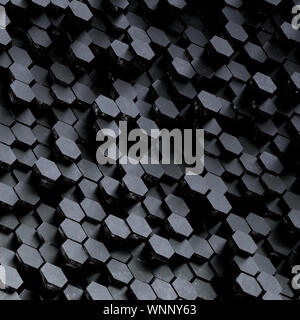 Black Metal Hintergrund Textur Stockfoto